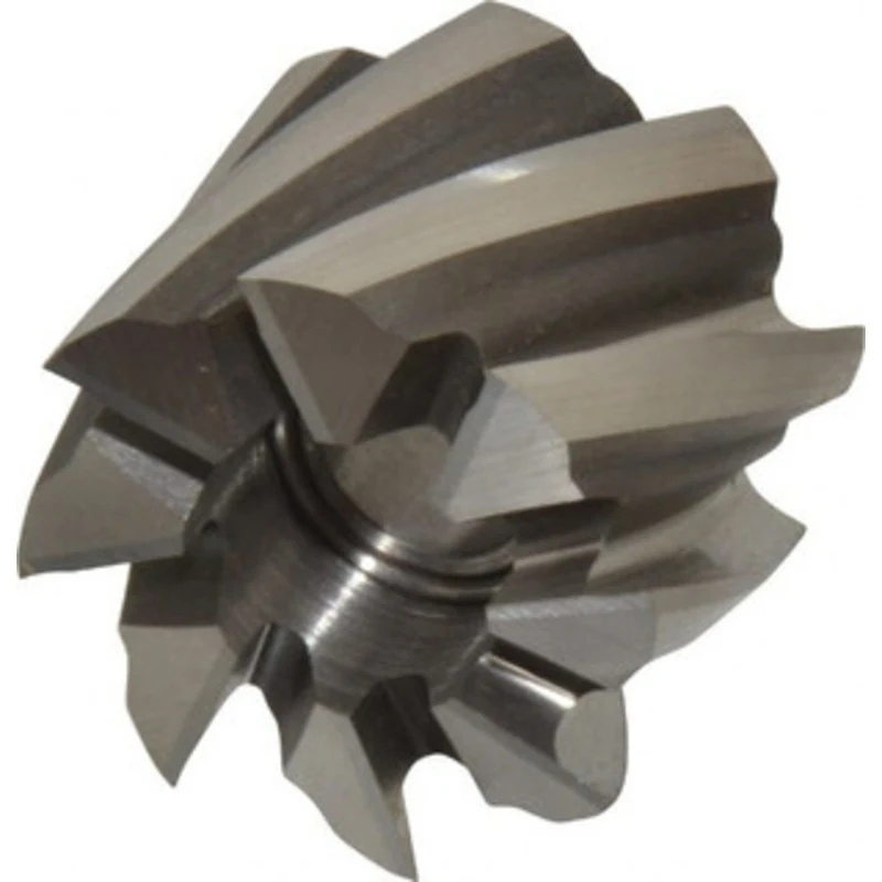 KEO 1-1/2 8-Flute Cobalt Finisher Shell End Mill Uncoated, 1/2 Arbor Hole, 1-1/8 LOC, Right Hand Cut, Right Hand Spir...